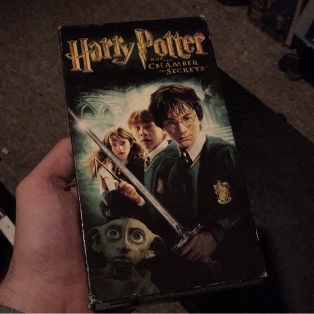 Harry Potter and the Chamber of Secrets VHS tested and working in good shape